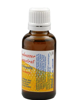 Apident Mundwasserkonzentrat mit Propolis 30ml Seitenansicht links