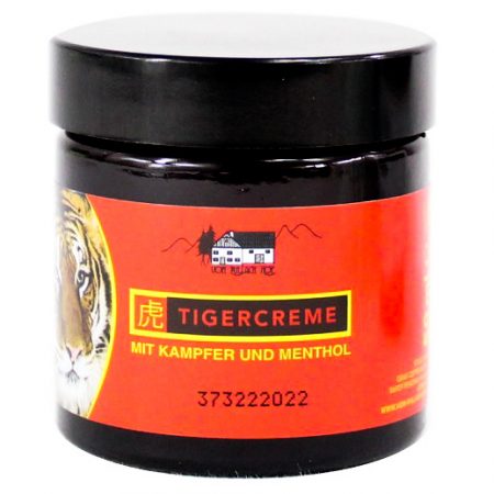 Tigercreme vom Pullach Hof 50 ml – pflegende Hautcreme mit Kampfer und Menthol