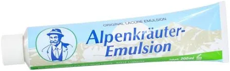 Original Alpenkräuter-Emulsion – 200 ml | Altbewährte Körperpflege mit Latschenkiefernöl alpenkraeuter-emulsion-200ml-tube-lacure