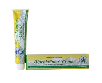 Alpenkräuter Creme 200ml - mit Cannabisöl und Teufelskralle