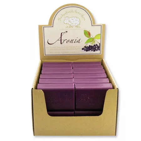 Schafmilchseife eckig Aronia