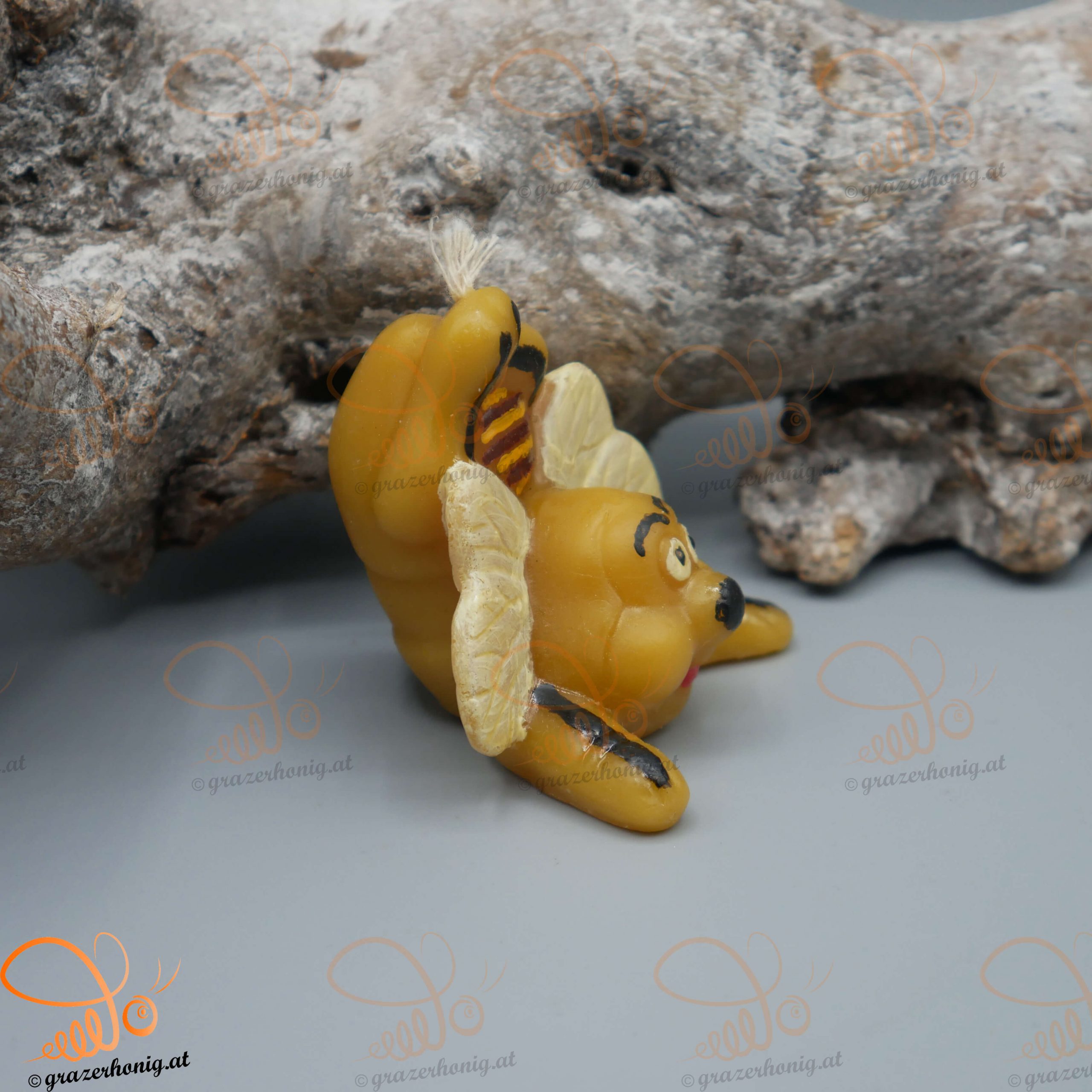 Bienenwachs-Kerze „Summelbiene“ KEZ-10051b