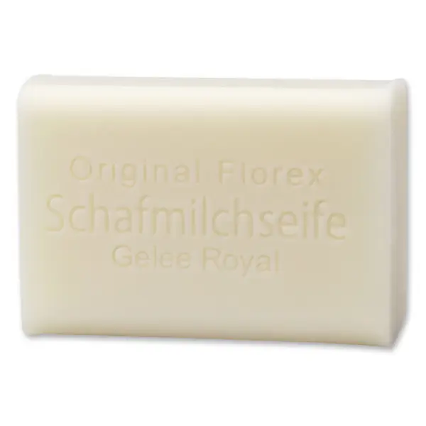 Schafmilchseife Gelee Royale | 100 g Schafmilchseife eckig Gelee Royale