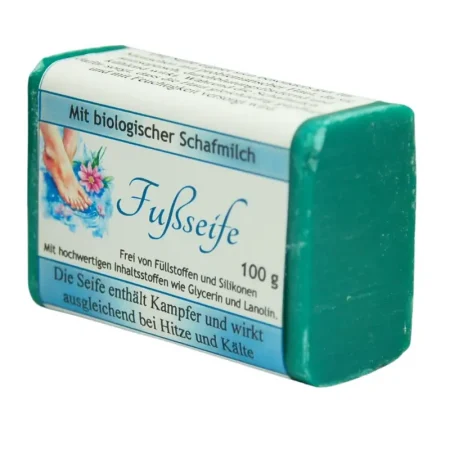 Schafmilchseife eckig Fußseife 