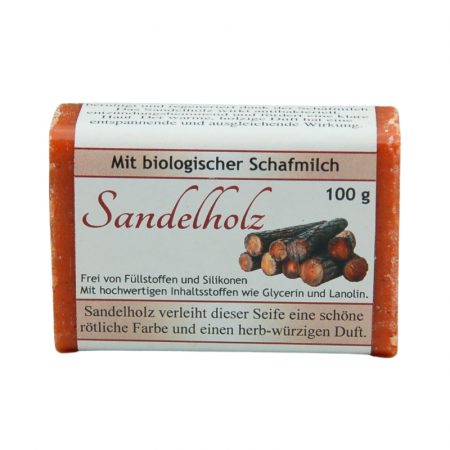 Schafmilchseife eckig Sandelhol