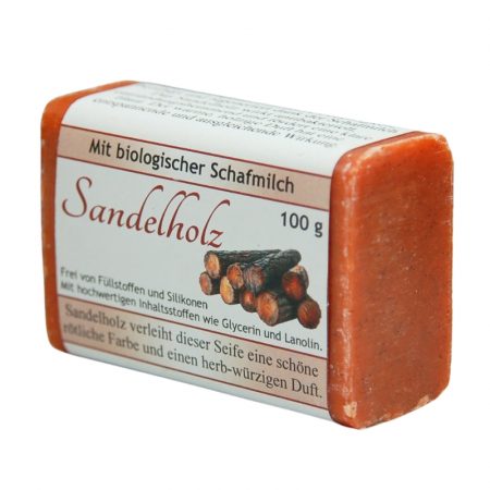 Schafmilchseife eckig Sandelhol