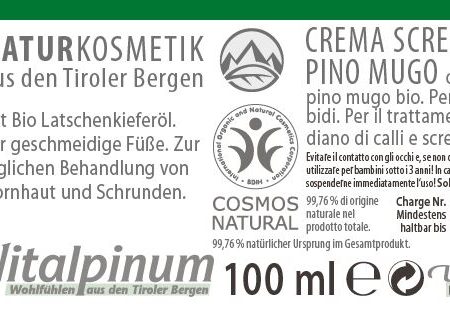 Latschenkiefer Schrunden Creme 