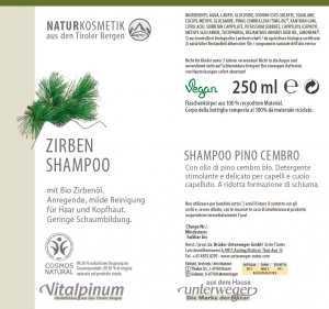 Zirben Shampoo