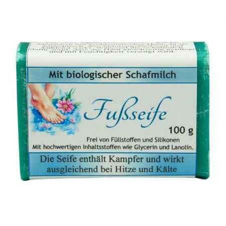 Schafmilchseife eckig Fußseife 