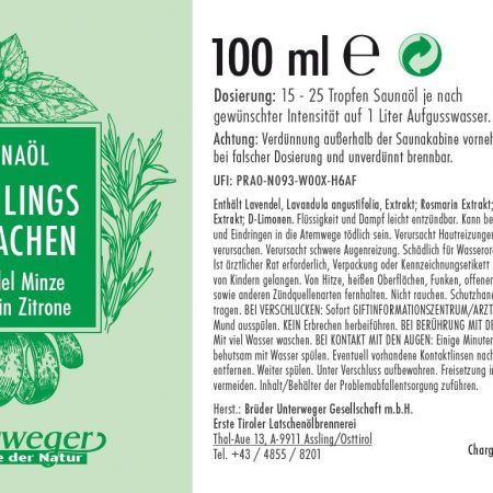 Saunaöl Frühlingserwachen