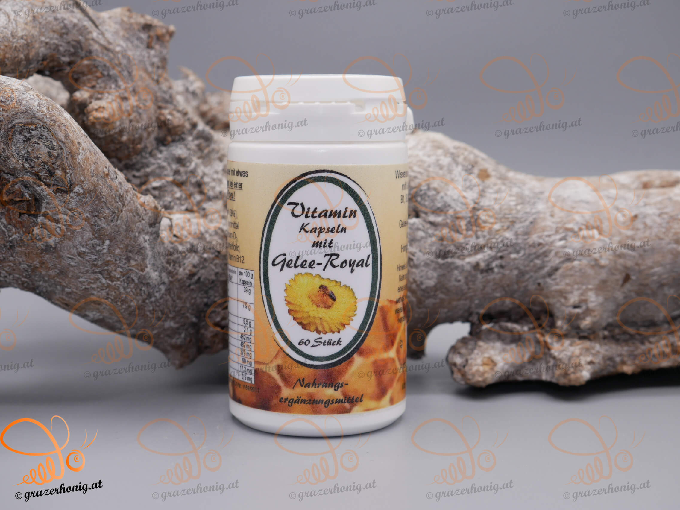 Vitamin Kapseln mit Gelee Royal Vitamin Kapseln mit Gelee-Royal Nahrungsergänzungsmittel