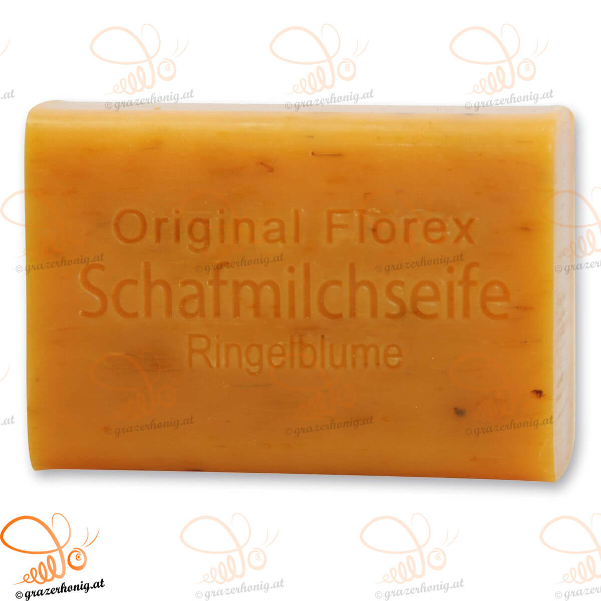 Schafmilchseife Ringelblume | 100 g Schafmilchseife eckig Ringelblume