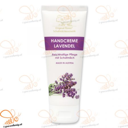Handcreme mit biologischer Schafmilch Lavendel
