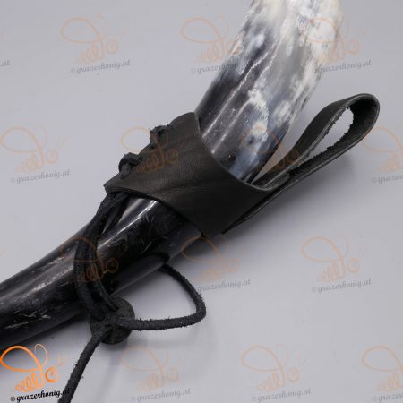 leder gürtelhalter trinkhorn 100-190ml