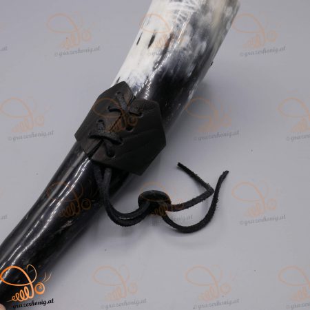 leder gürtelhalter trinkhorn 100-190ml