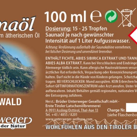 Saunaöl BERGWALD 100 ML