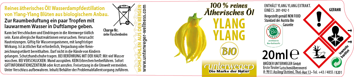 Bio Ylang Ylang | 20 ml Bio Ylang Ylang 20ml