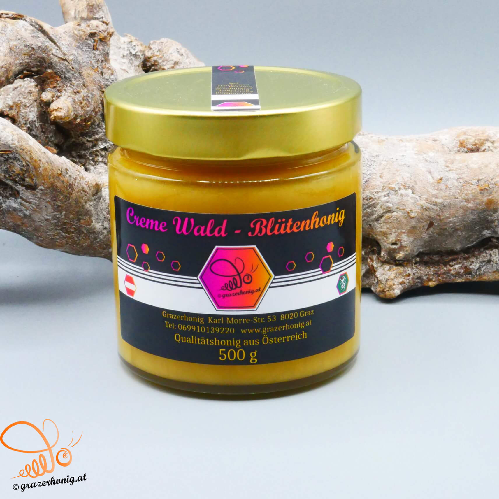 Wald-Blütenhonig cremig Creme Wald-Bütenhonig