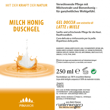 Milch Honig Duschgel 250 ml