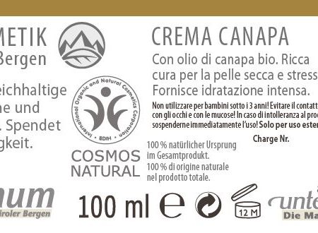 Hanf Creme 100 ml Bio