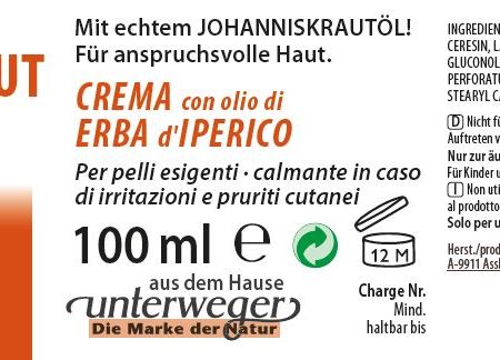Johanniskraut Pflegecreme 100 ml