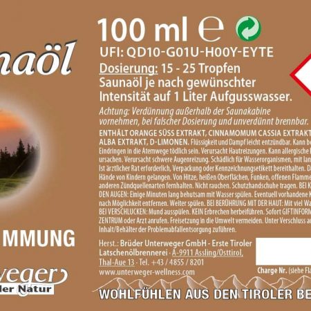 Saunaöl Abendstimmung 100 ML