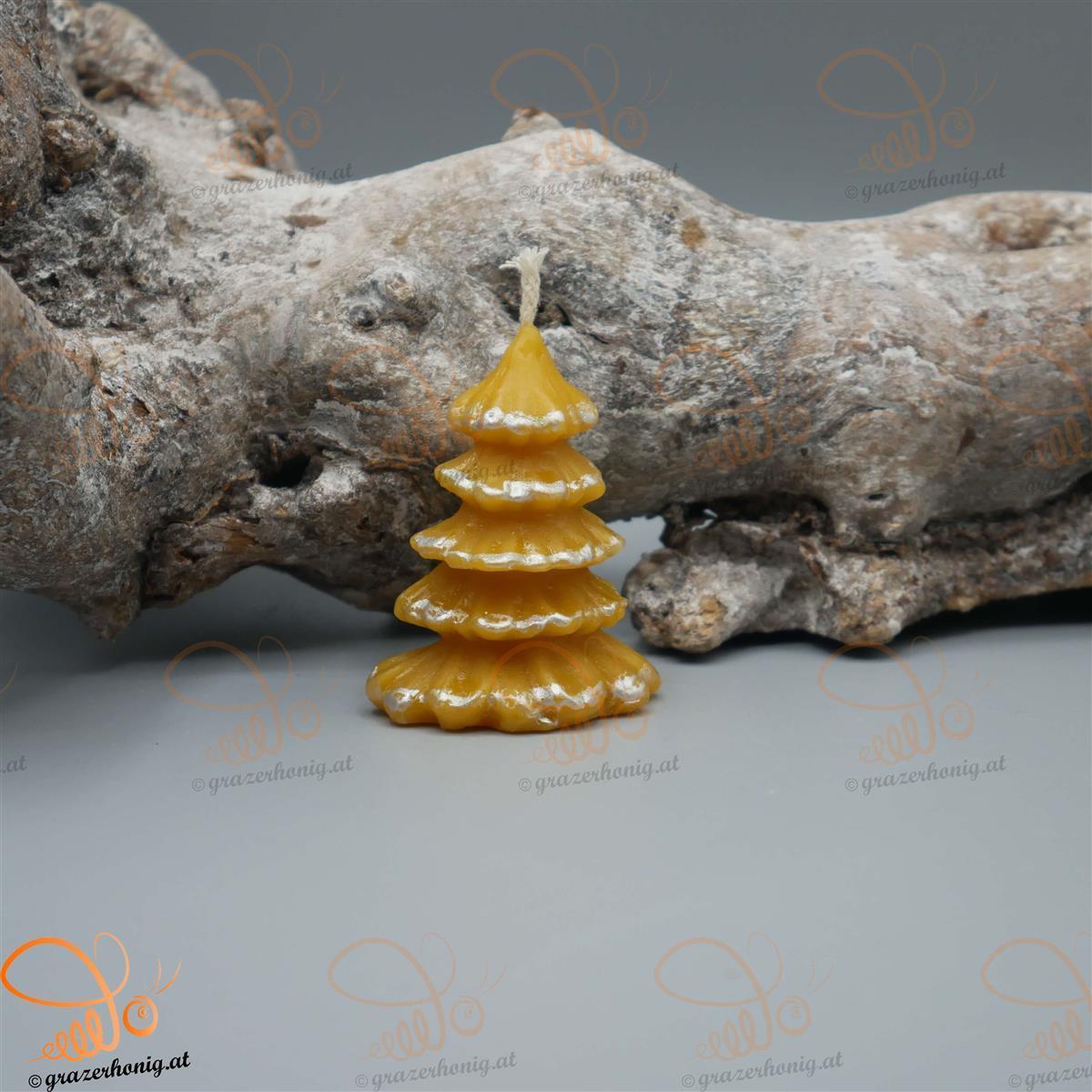 Bienenwachs-Kerze „Wichtelbaum“ KEZ-10069b