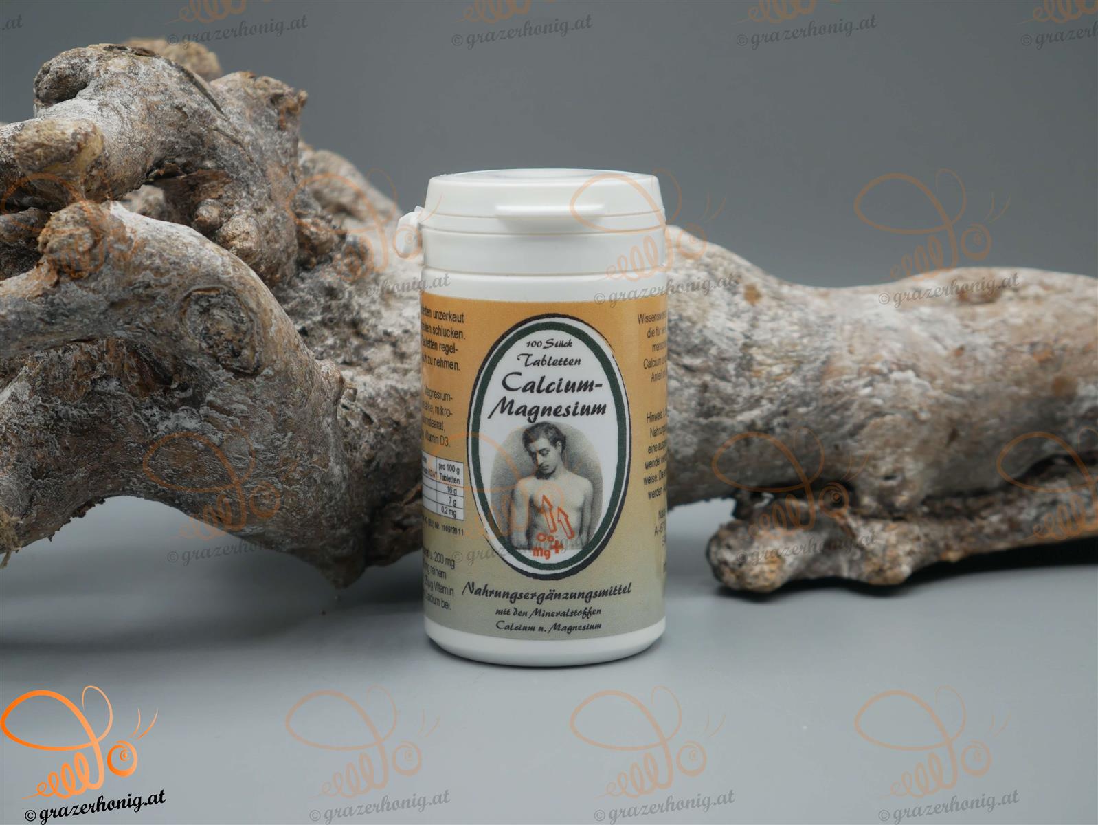 Calcium Magnesium Tabletten | 100 Stück Calcium Magnesium Tabletten