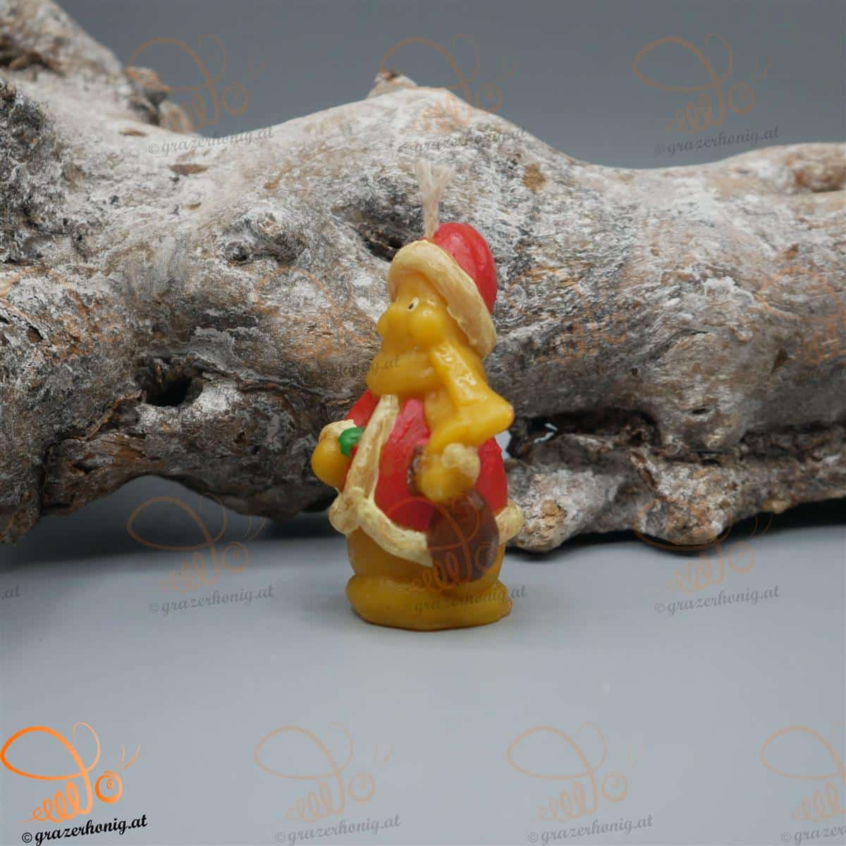 Bienenwachs-Kerze „Schneefratz“ KEZ-10066b