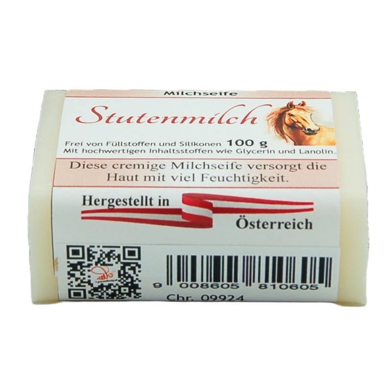 Stutenmilchseife | 100 g Stutenmilchseife eckig