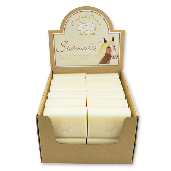 Stutenmilchseife | 100 g Stutenmilchseife eckig