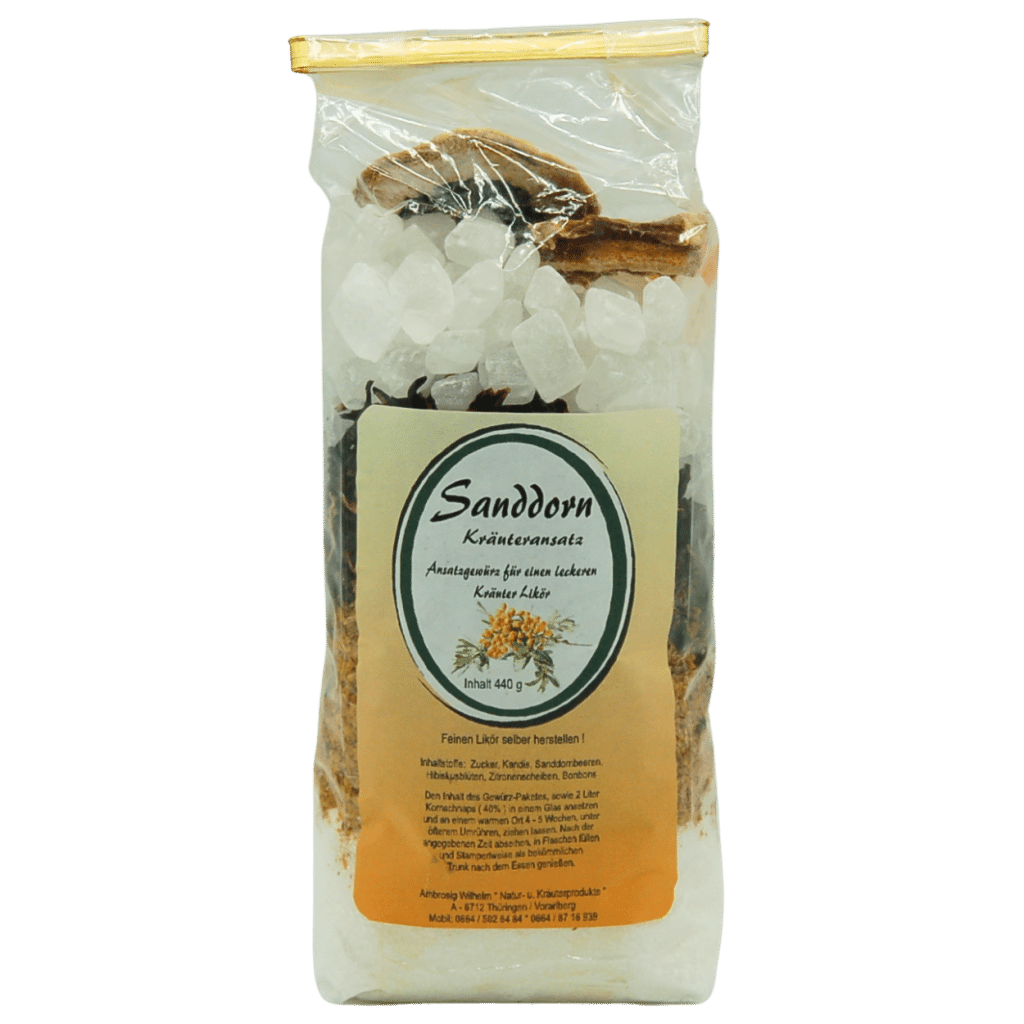 Sanddorn-Kräuteransatz 440g Sanddorn-kraeuteransatz