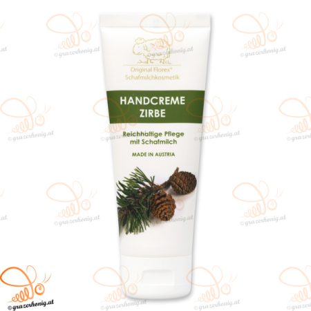 Handcreme mit biologischer Schafmilch Zirbe