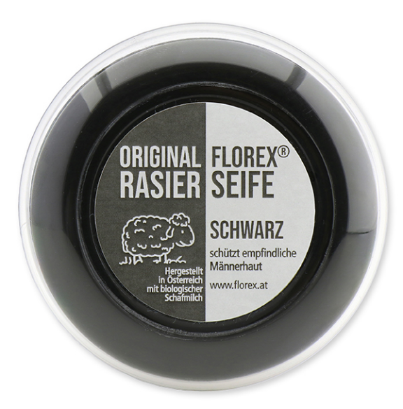 Rasierseife Schwarz Dose | 100 g rasierseife schwarz
