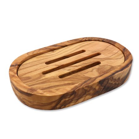 olivenholz seifenschale oval