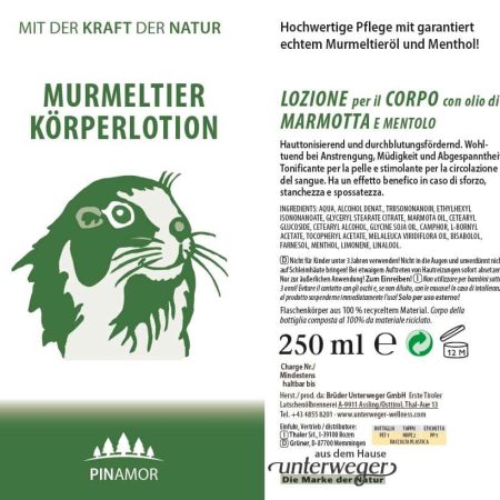 murmeltier körpermilch