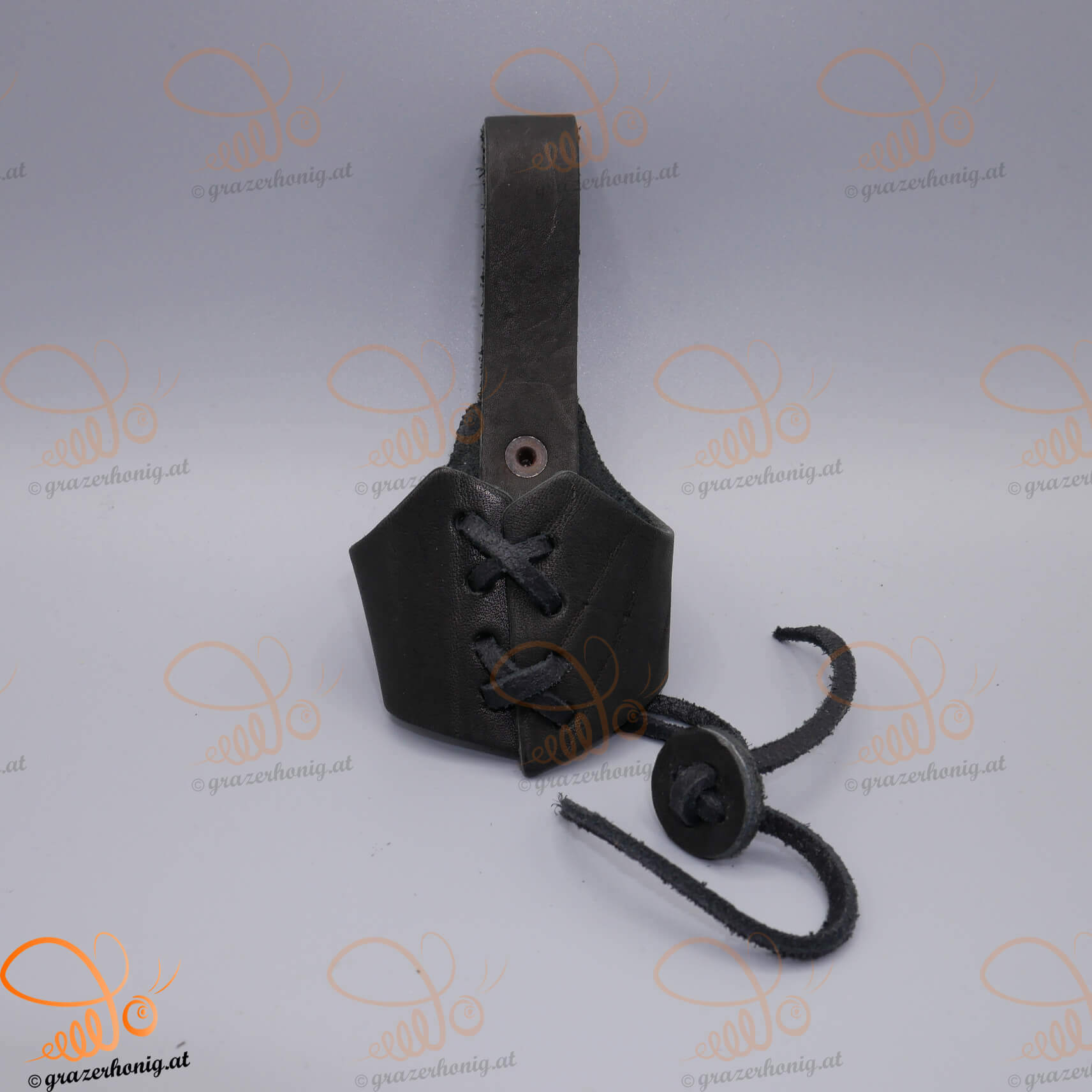 Leder Gürtelhalter für Trinkhorn | 10-90 ml Leder Gürtelhalter für Trinkhorn 10-90 ml