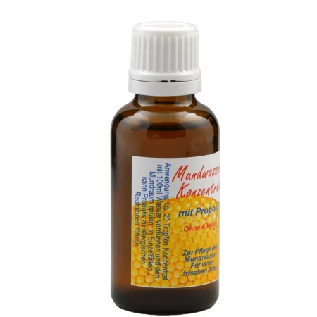 Apident Mundwasserkonzentrat mit Propolis 30ml Seitenansicht rechts