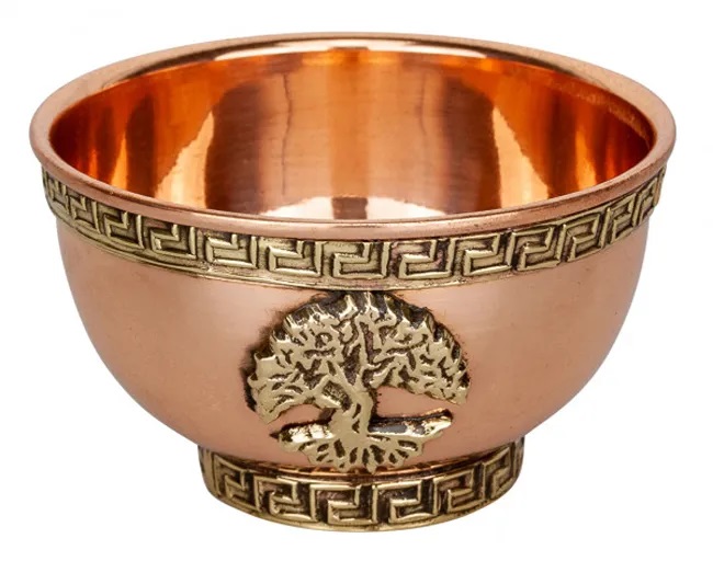 Räucherschale Kupfer Motiv Baum räucherschale kupfer baum