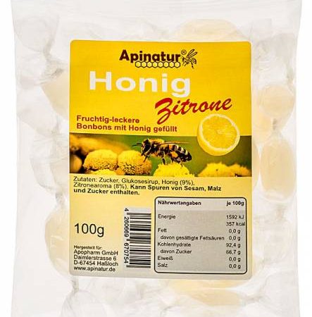 Honig-zitrone-bonbon