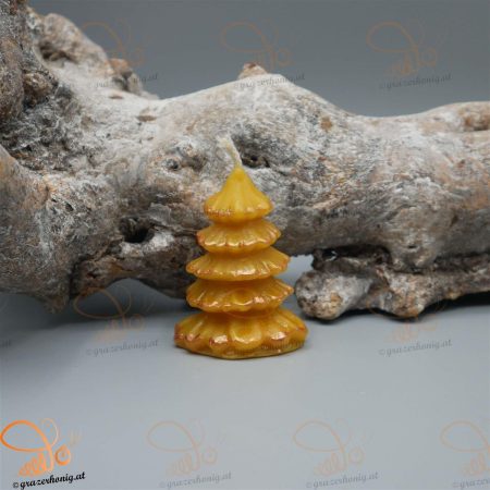 Bienenwachs-Kerze „Wichtelbaum“ KEZ-10069a