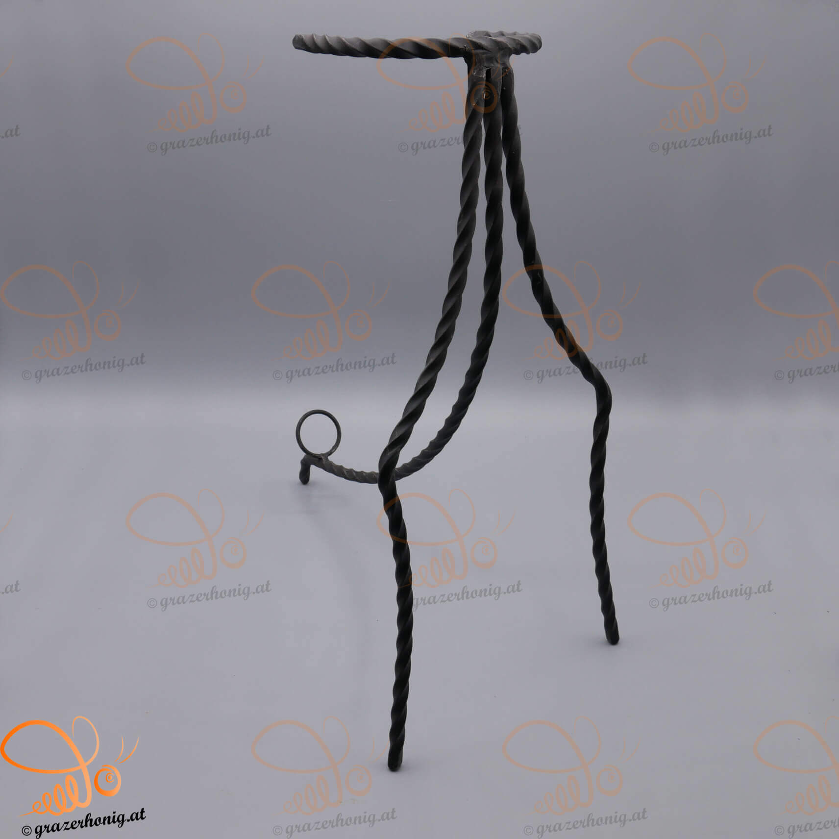 Trinkhorn Ständer aus Gusseisen | 500 - 1000 ml Schmiedeeiserner Trinkhorn-Ständer für 500–1000 ml