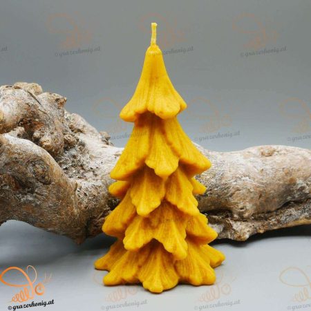 Bienenwachs-Kerze „Zapfenbaum“ Weihnachtsbaum
