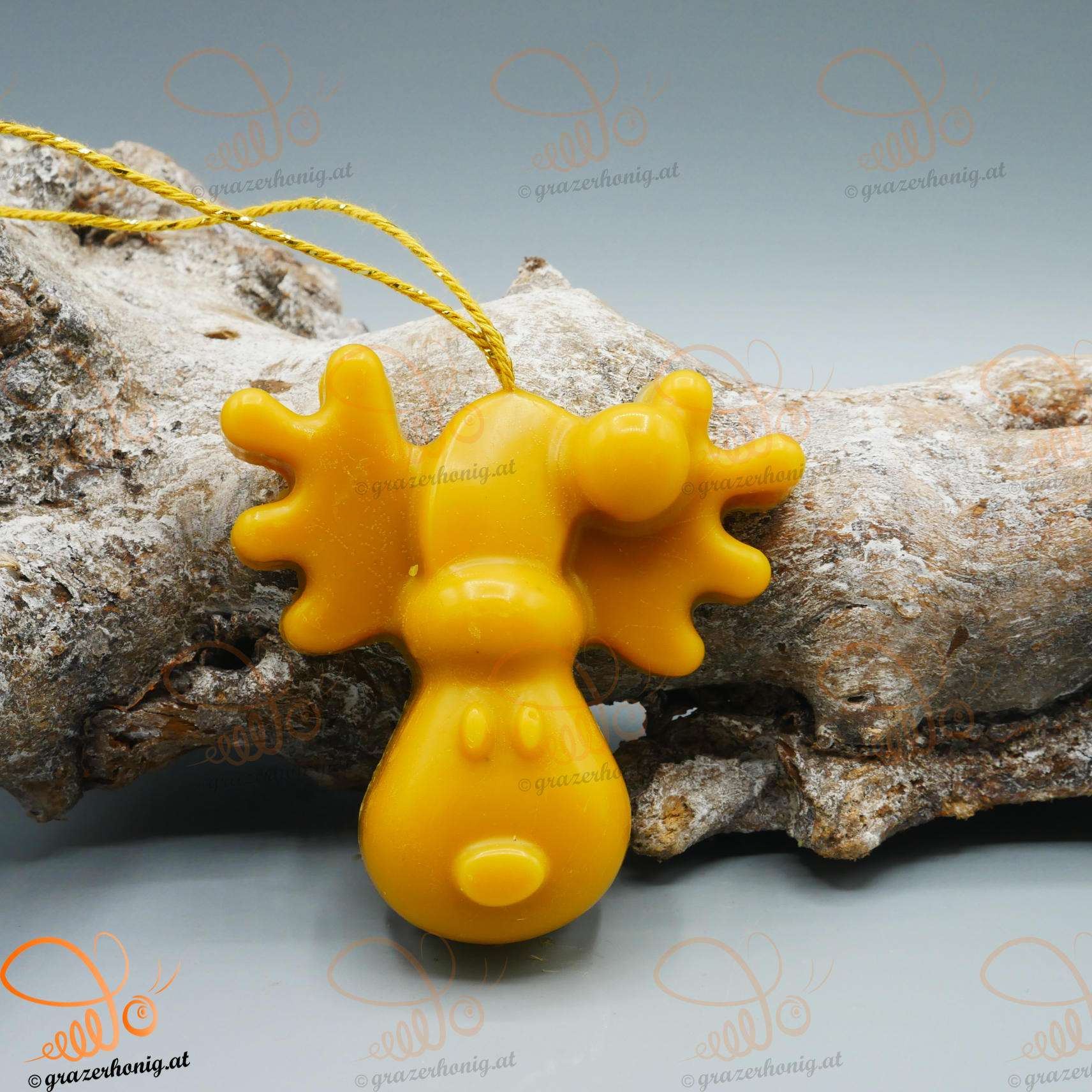 Handgefertigter Christbaumschmuck aus Bienenwachs Christbaumschmuck ohne Docht