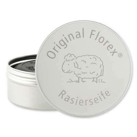 rasierseife schwarz  in der dose