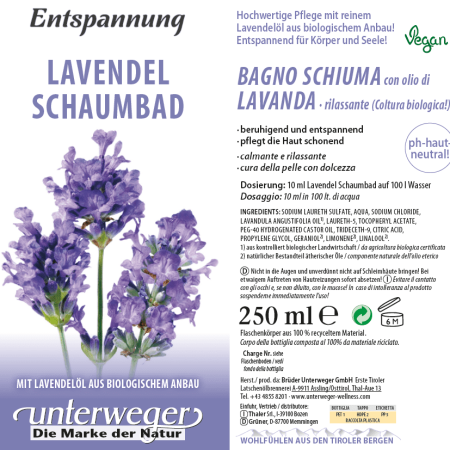 Lavendel Schaumbad 250 ml
